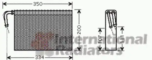 Испаритель кондиционера SCHLIECKMANN 6006V308