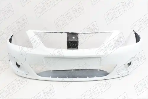 Бампер передний Lada Largus 1 белый, 2012-2021 OEM0655 OEM