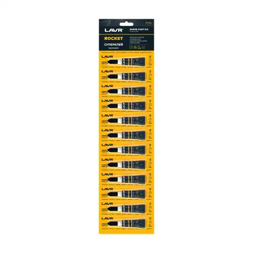 суперклей! ROCKET (блистерx12), 3 г\ LN1764 LAVR