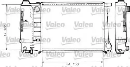 Радиатор системы охлаждения двигателя VALEO 730365
