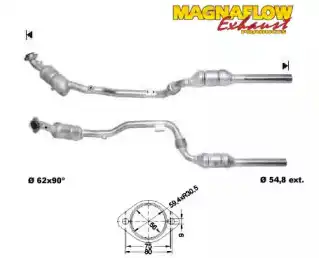 катализатор \MB E-CLASS E 320 4-matic 210.082 97>02, E-CLASS E 320 T 4-matic 210.282 96>03 75013 MAGNAFLOW
