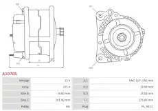 генератор \ A1070S AS-PL