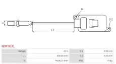 NOx-датчик, NOx-катализатор \DAF NOX9031 AS-PL