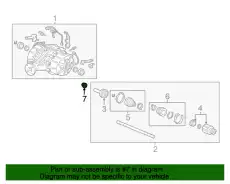 Гайка автомобильная HONDA 90305SD4003