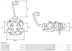 щеткодержатель стартера \VAG SBH0006 AS-PL