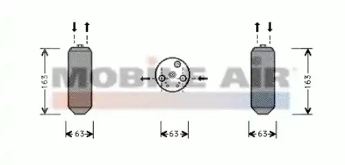 Осушитель кондиционера SCHLIECKMANN 6025D103