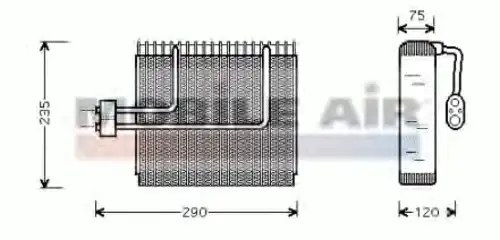 Испаритель кондиционера SCHLIECKMANN 6082V002