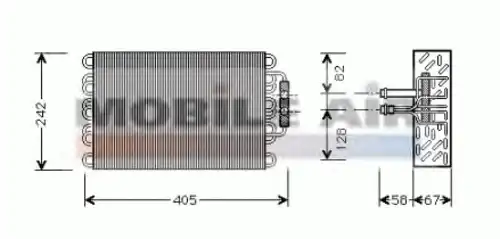 Испаритель кондиционера SCHLIECKMANN 6030V008