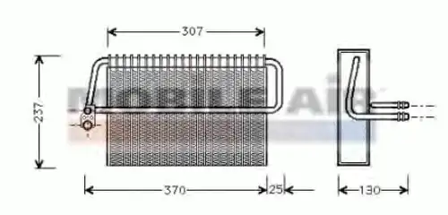 Испаритель кондиционера SCHLIECKMANN 6030V272