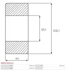 подшипник \MITSUBISHI ABE9213S(BULK) AS-PL