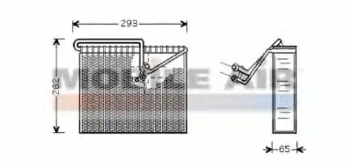 Испаритель кондиционера SCHLIECKMANN 6037V372