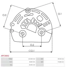 Защитная крышка, генератор \ APC0002 AS-PL