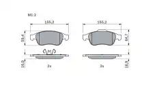 Тормозные колодки дисковые BOSCH 0 986 494 441