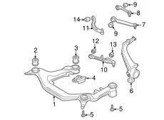 Сайлентблок 4D0407182G PORSCHE