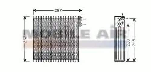 Испаритель кондиционера SCHLIECKMANN 6053V294