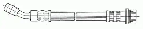 шланг тормозной перед. VW 512176 CEF