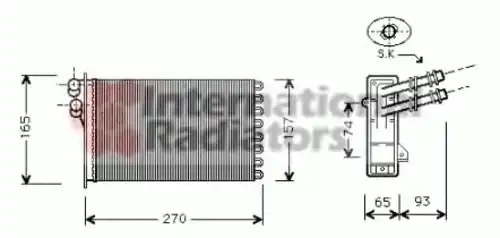 Радиатор печки SCHLIECKMANN 60586173