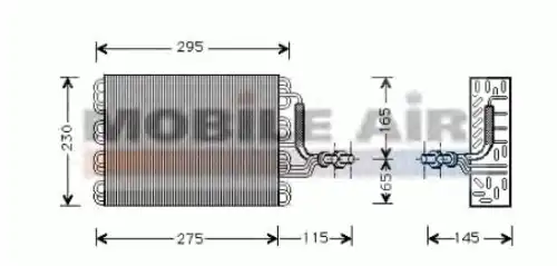 Испаритель кондиционера SCHLIECKMANN 6058V171