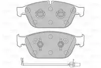 Тормозные колодки дисковые передняя ось VALEO 601282