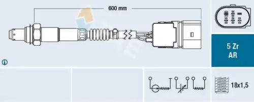 лямбда-зонд BMW 75013 FAE