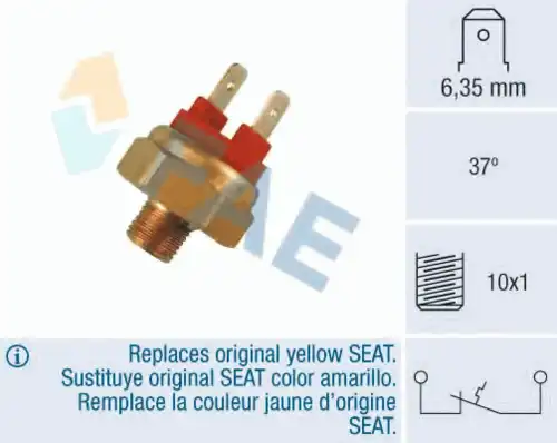 Датчик температуры автомобильный FAE 35420