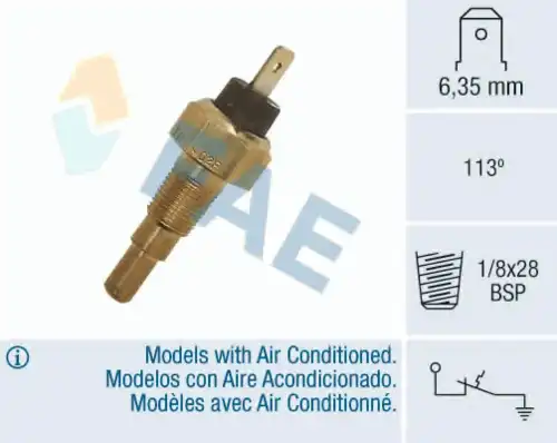 Датчик температуры автомобильный FAE 35670