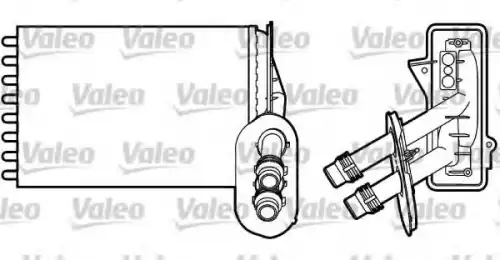 Радиатор печки VALEO 812195