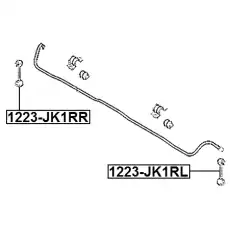 Тяга стабилизатора FEBEST 1223-JK1RL