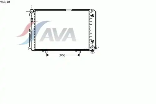 Радиатор системы охлаждения двигателя AVA MS2110