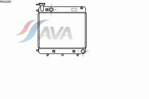 Радиатор системы охлаждения двигателя AVA MSA2085