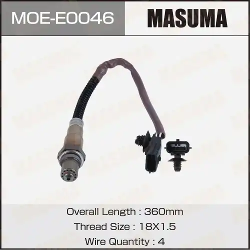 Датчик кислородный MASUMA, RENAULT DUSTER I / F4R MOE-E0046
