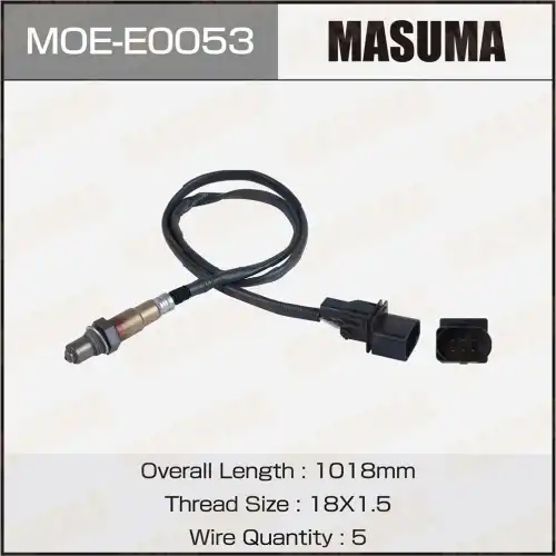 Датчик кислородный MASUMA, BMW 5-SERIES (E60) / N62B44A MOE-E0053