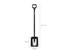 Лопата совковая Ergonomic Pro FISKARS (черная) 1066711