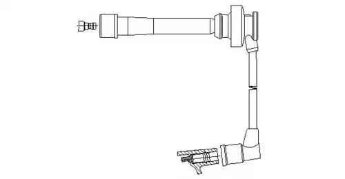 Провод в/в mitsub lancer V -03 386/75 BREMI