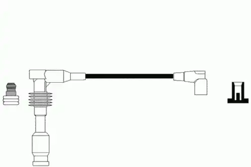 компл. высоковольт. проводов Opel 44096 NGK