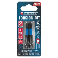 F-38676 Биты торсионные, набор 2пр. FORSAGE
