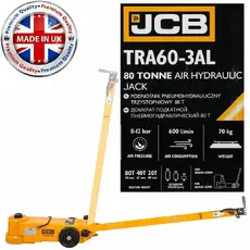Домкрат пневмогидравлический JCB JCB-TRA60-3AL 80 т, 620 мм, 210 мм