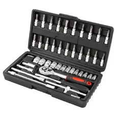 ISMA-2462-46 Набор инструмента 46пр. 1/4''(6-гран.)(4-14мм)