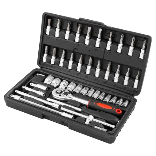 ISMA-2462-46 Набор инструмента 46пр. 1/4''(6-гран.)(4-14мм)