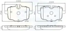 Тормозные колодки дисковые COMLINE CBP06072