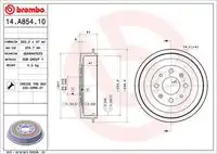 Тормозной барабан BREMBO 14.A854.10