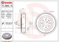 Тормозной диск BREMBO 14.A855.10
