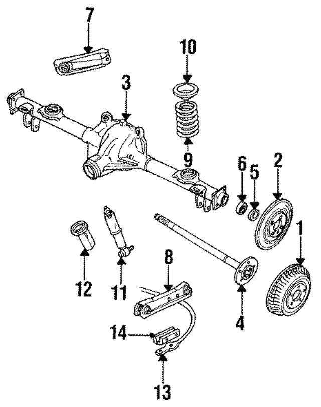 SHAFT,R/AXL 26028502 CADILLAC