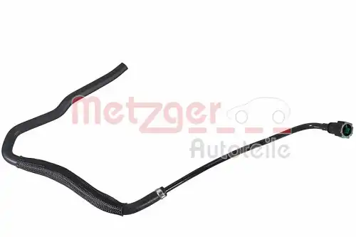 Шланг радиатора 2421829 METZGER