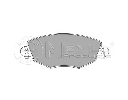 Тормозные колодки дисковые передняя ось MEYLE 025 232 7918