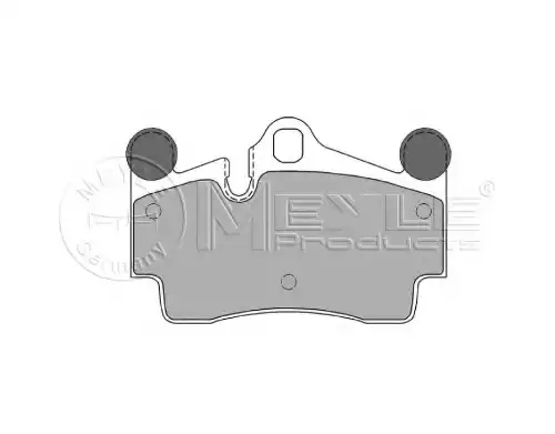 Тормозные колодки дисковые задняя ось MEYLE 025 236 9417