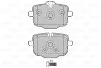 Тормозные колодки дисковые VALEO 601145