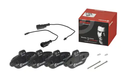Тормозные колодки дисковые передняя ось BREMBO P24147