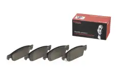 Тормозные колодки дисковые передняя ось BREMBO P 56 080