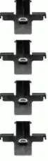 Тормозные колодки дисковые BREMBO A 02 290